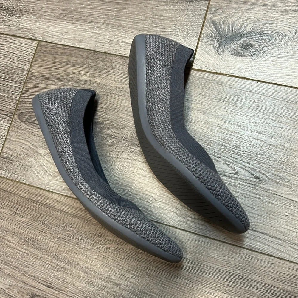 RARE Allbirds Tree Breezer Flats Seashell Gray Size 9 women - Picture 6 of 17